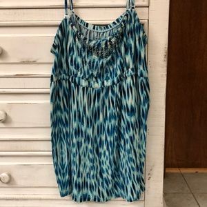 Blue Print Convertible Tank